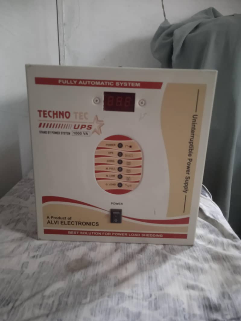 Techno tec UPS 1000 VA fully Automatic 6