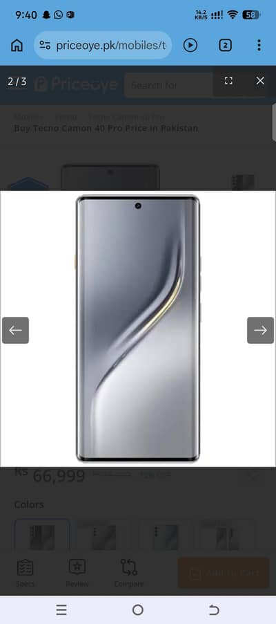 Tecno CAMON 40 Pro
