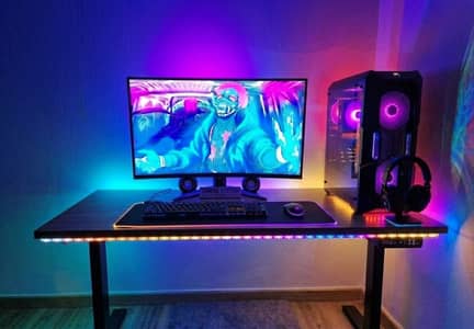 EXTREME GAMING PC+MSI 32INCH 180HERTZ CURVED 2K HDR GAMING MONITOR