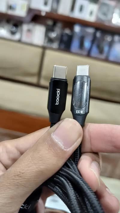 Toocki 36W Type-C to Lightning | 2 Meter Cable With Digital Display |