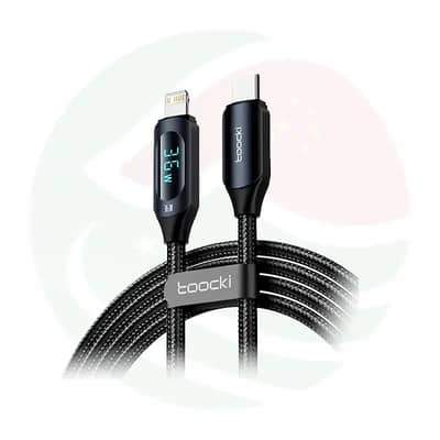 Toocki 36W Type-C to Lightning | 2 Meter Cable With Digital Display |