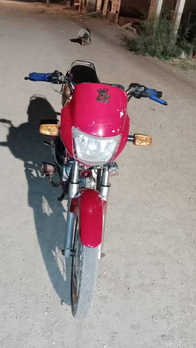 unique bike 100cc very good condition lighting system install