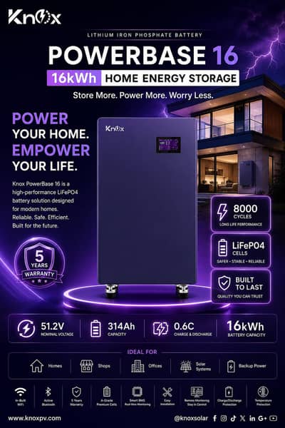 lithium ion 16kw battery Knox