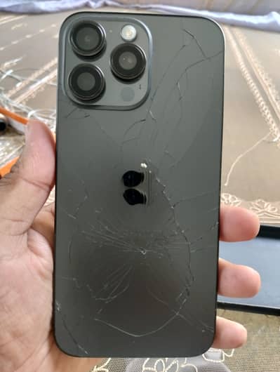 Apple iPhone 15 Pro Max display Chang back break frontcam off