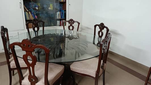 Pure Wooden Round Dining table