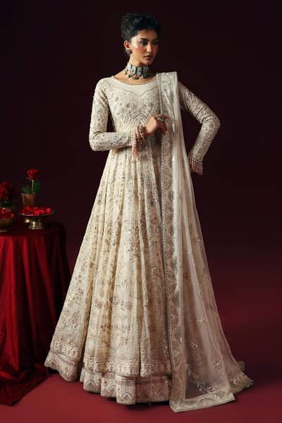 Designer Wedding Maxi Naqshi Brand Bridal Dress – Ready to Wear