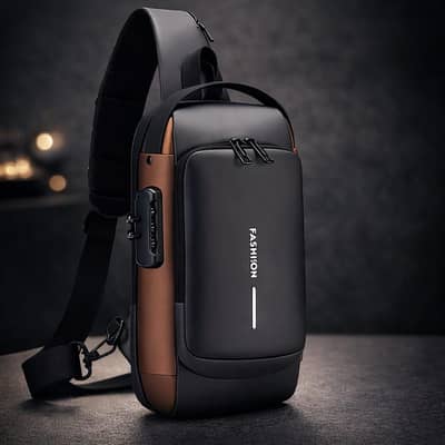 Anti-Theft Sling Bag with Password Lock for Travel & Daily Use