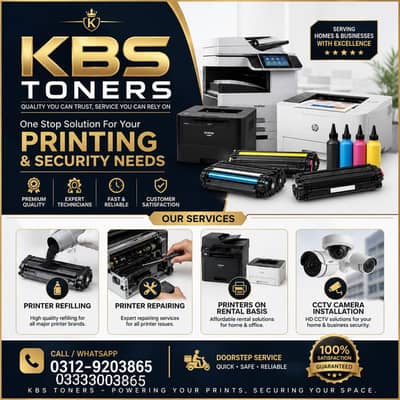 All types of printers and cameras