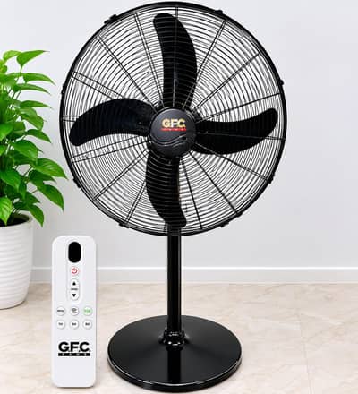 GFc 24 inch  BLDC Ac/Dc  solar pedestal fan