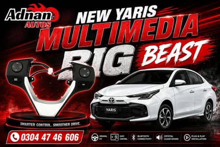 multimedia toyota yaries Available