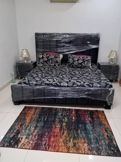 brand new king size bed and side tables only