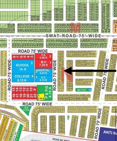 On Ground 5 Marla For Sale Near Etihad Town Phase 2 Near Commercial Market