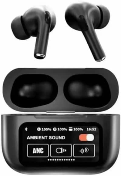 ANC Earbuds with LED Screen - Free Delivery