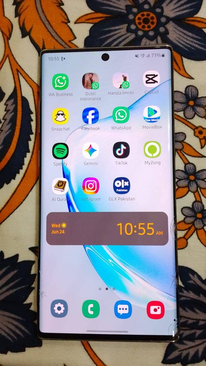 Samsung Mobile Note10 plus 2