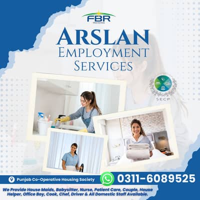 Maids / House Maids / cook / House chef / Baby Sitter maid available