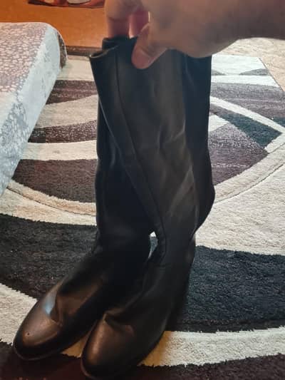 long shoes faux leather