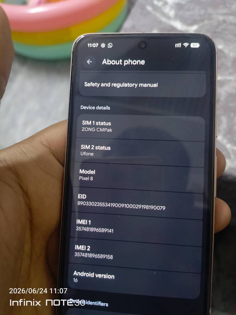 Google Pixel 8 7