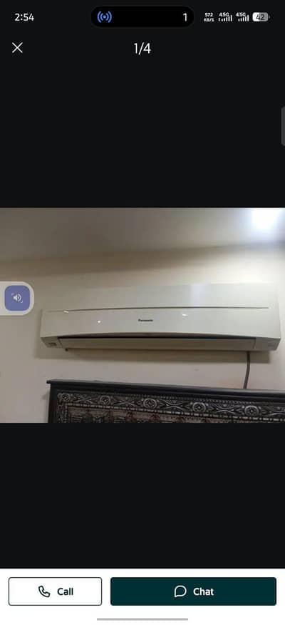 1.5ton Panasonic totally Orangnal with Orangnal gass for urgent sale