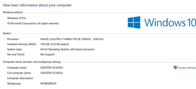 Dell i7 6th gen, 16 GB DDr4 Ram, 256 GB SSD, 2GB Graphic Card