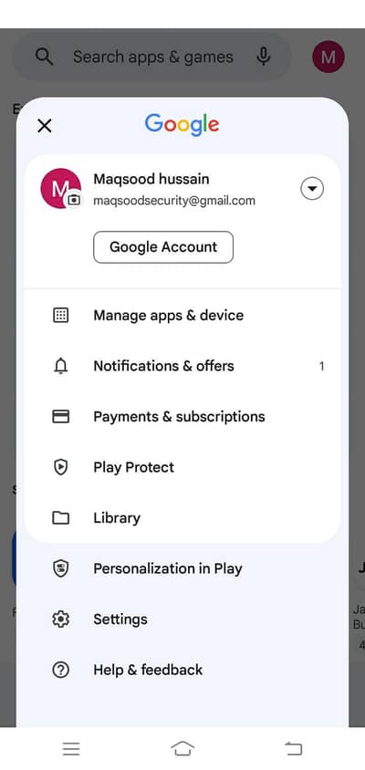 Google I'd Sale Purchase