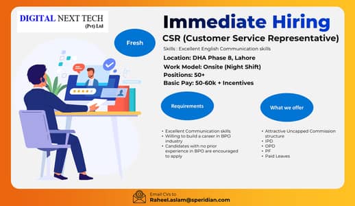 Customer Service Representative (Night Shift)