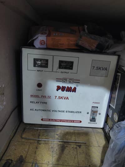 puma Voltage stabilizer 7.5 Kwa