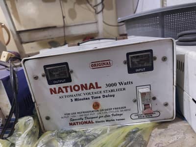 national voltage stabilizer 3000 watt