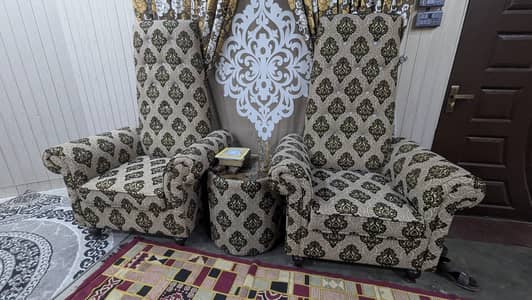 High back Sofa set with Same Table