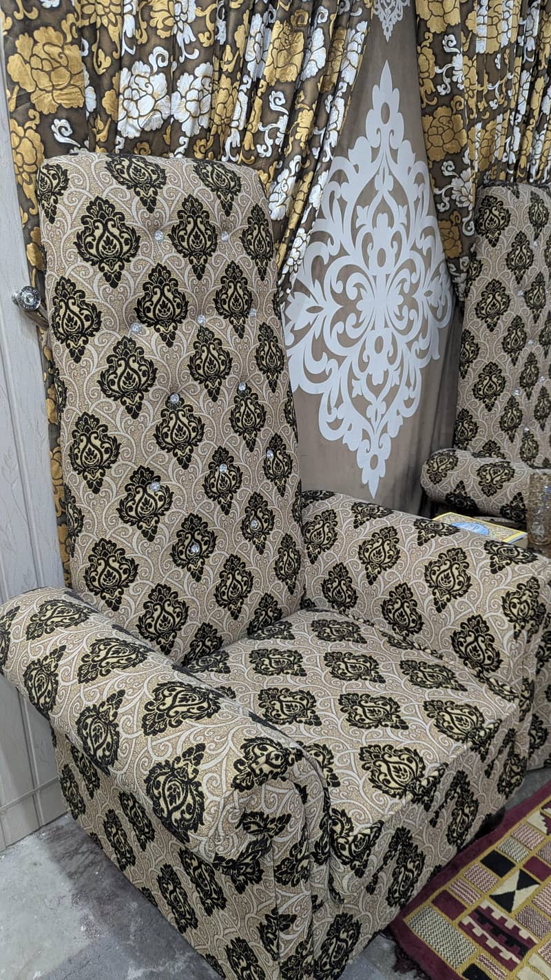 High back Sofa set with Same Table 1