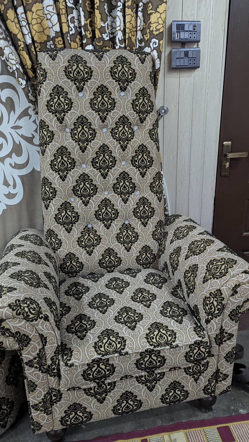High back Sofa set with Same Table 2