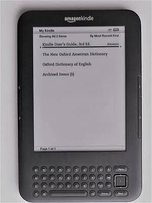 Kindle e book gen 3rd 1