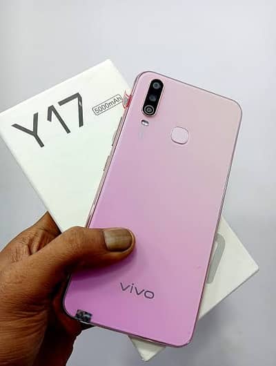 Vivo Y17 Dual Sim 8GB/256GB PTA Approved Phone with Box and Charger