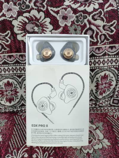KZ EDX Pro X In-Ear Monitors (IEM) - Wired Earphones