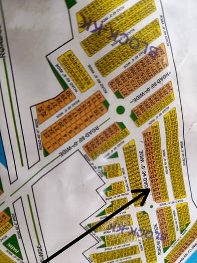Block KK 10 Marla Plot For sale Citi Housing Gujranwala