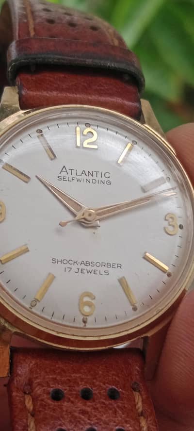 Atlantic self-winding Japan Movement Gold Plated