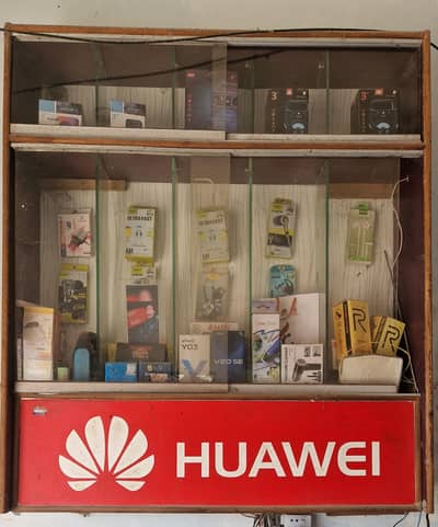 mobile counter and showcase rack
