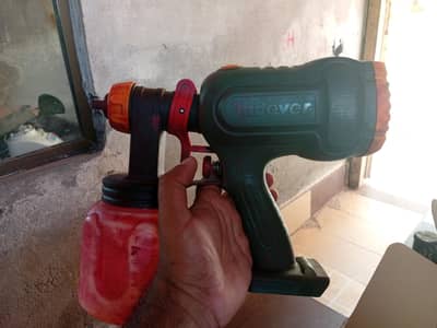 Battery wali paint machine 2 bar used hoi hai