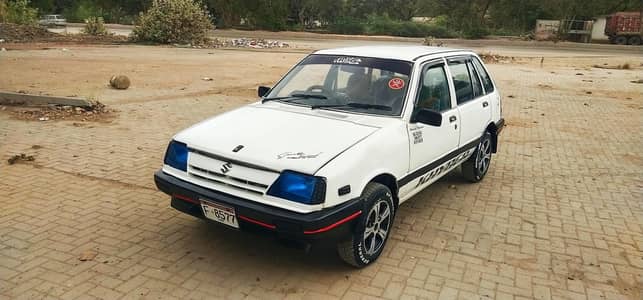 Suzuki Swift 1988 With Petrol AC Allow Rims Sounds Sys AM Boofers