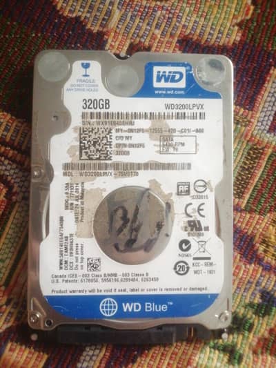 Laptop 320Gb HardDrive