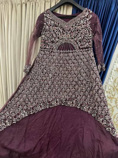 purple tail peplum