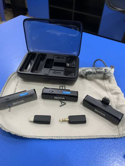 BOYALINK 2 Upgraded 3-in-1 Compact Wireless Microphone