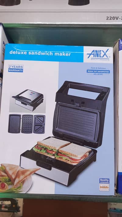 Sandwich Toaster, Sandwich Maker, 2 Years Warranty, Breakfast Maker,