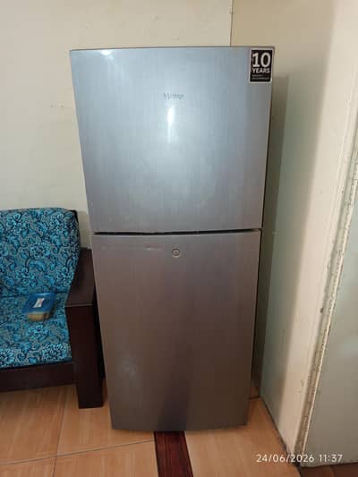 Haier refrigerator for sale- Silver (new condition)