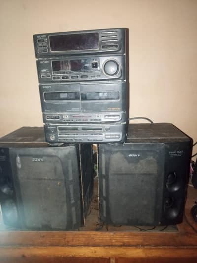 Sony FH-B1000 Original Hi-Fi Music System with Remote & Speakers