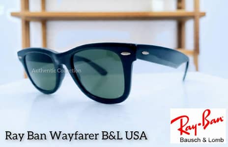 Original Ray Ban B&L Wayfarer USA Rayban Gold plated aviator BL persol