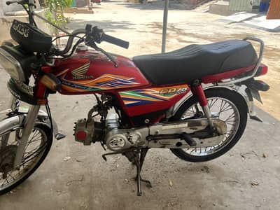 honda cd 70 2020 model genuine condition home used