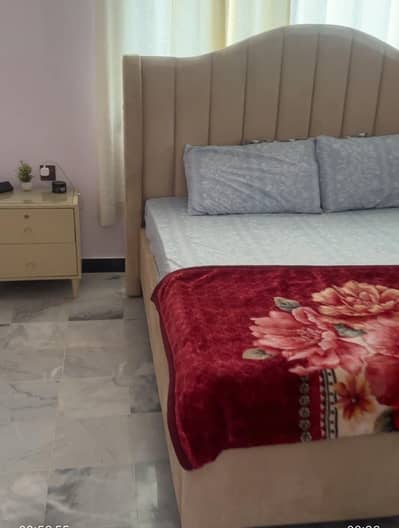 Slightly used bed set with coffee table and chairs