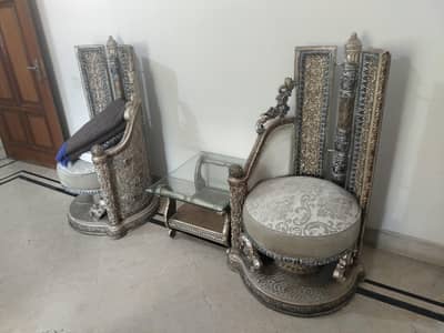 sofa chairs and table for sale