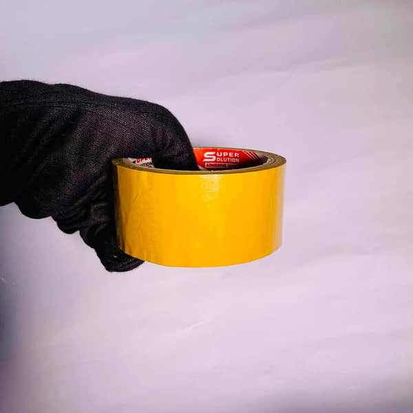 Yellow 2-Inch Heavy-Duty Packaging Tape for Carton Sealing and Box Packing