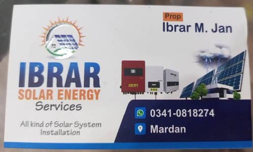 All kind of solar system installation and services